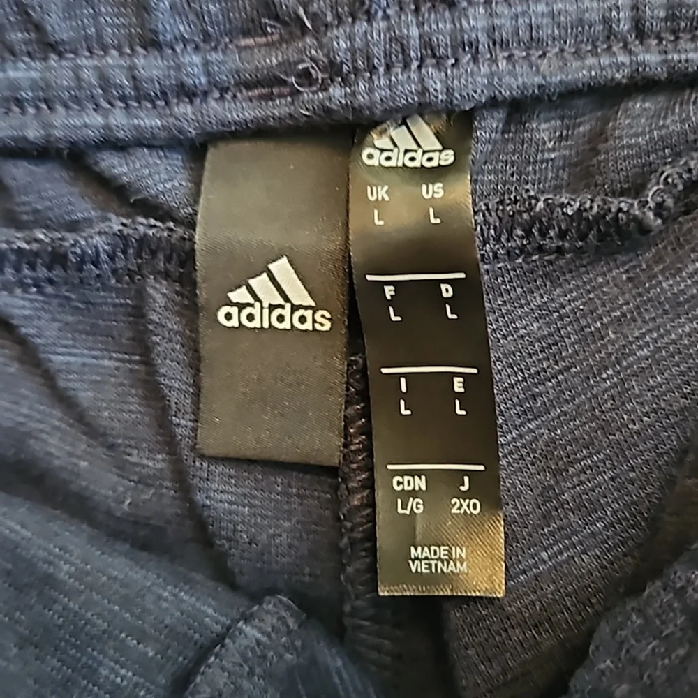Never Worn Men's Adidas Sweatpants, Size L, Color Blue - Picture 3 of 5